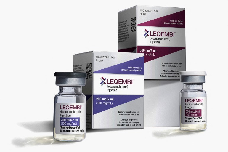 FILE PHOTO: The Alzheimer's drug LEQEMBI is seen in this undated handout image obtained by Reuters on January 20, 2023. Eisai/Handout via REUTERS THIS IMAGE HAS BEEN SUPPLIED BY A THIRD PARTY. MANDATORY CREDIT/File Photo