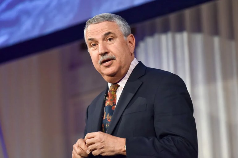 gettyimages1731562811-1739363692 NEW YORK, NY - FEBRUARY 26: Pulitzer Prize winning New York Times columnist and bestselling author Thomas L. Friedman attends The Boys' Club of New York Ninth Annual Winter Luncheon at 583 Park Avenue on February 26, 2018 in New York City. (Photo by Sean Zanni/Patrick McMullan via Getty Images)