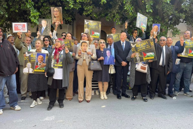 2-1745051341-1 صور 2: جانب احتجاجات عائلات المساجين السياسيين/المحكمة الابتدائية بتونس/أبريل/نيسان 2025 (خاصة)