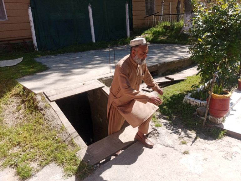 epa_6810f0b14f34-1745940657 epa12062735 A Kashmiri man cleans a bunker made in his house in Neelum valley in Pakistani administered Kashmir, 29 April 2025. Pakistan's Interior Minister Naqvi has issued a stern warning to India, stating that his country will respond "with full force" to any provocations amid escalating tensions following a recent gunmen attack in Indian-controlled Kashmir that left 26 tourists dead. EPA-EFE/AMIRUDDIN MUGHAL