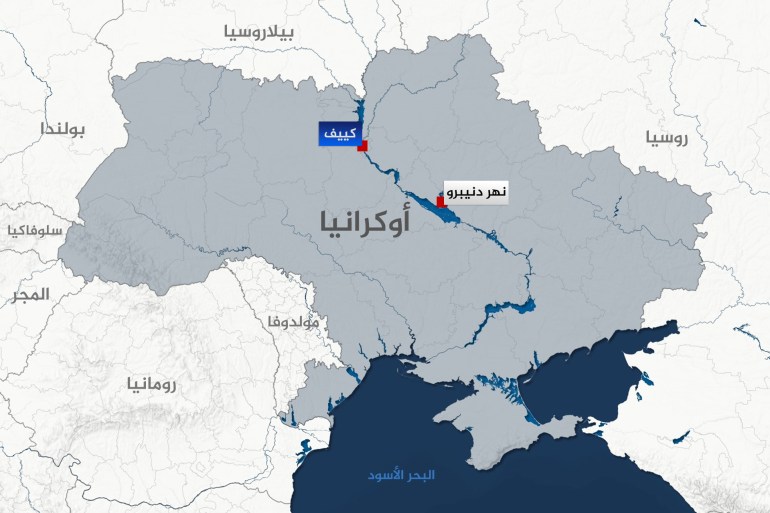 map-1744438439 خارطة أوكرانيا موضح عليها نهر دنيبرو