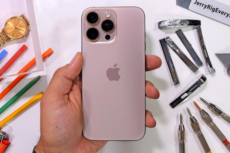 iPhone 16 Pro MAX Durability Test - Apple tried hard this year... credit : youtube