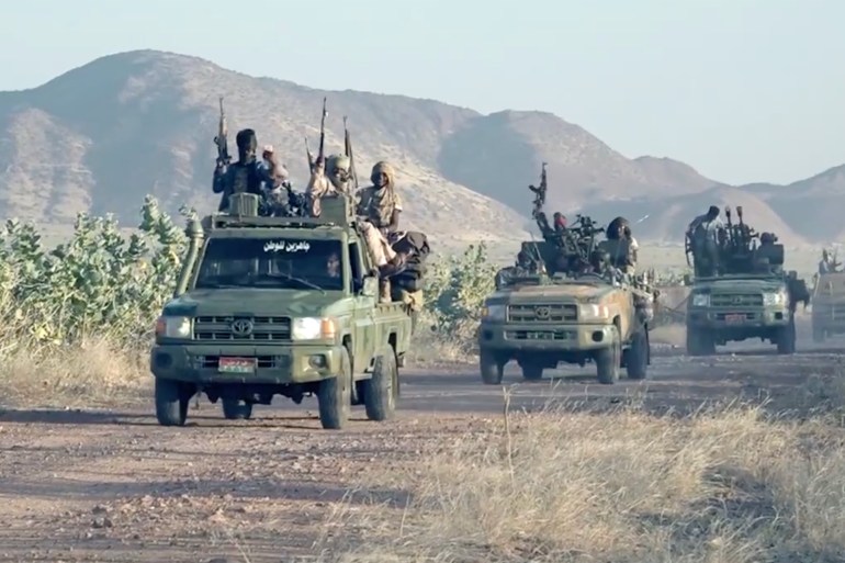 sadf777-1714371666 قوات الدعم السريع تستقبل تعزيزات عسكرية جديدة بشمال دارفور