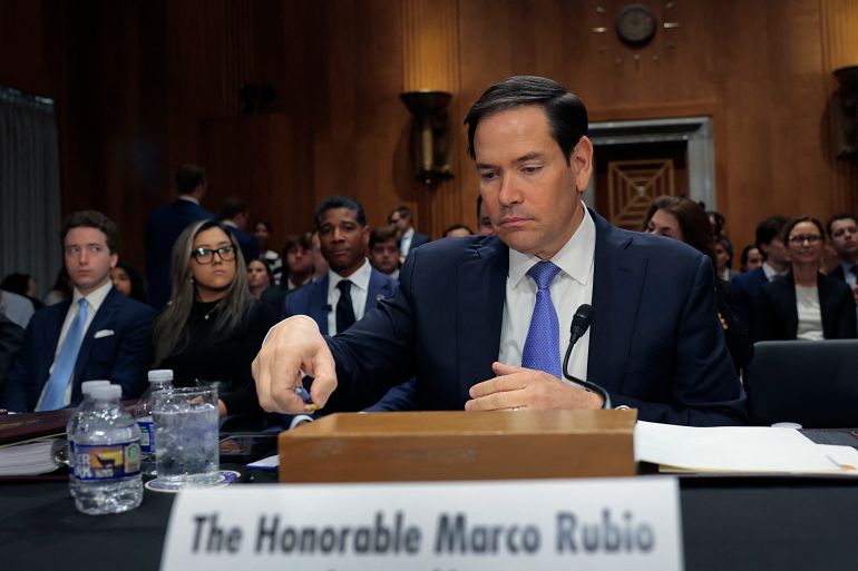 afp_682cc115cf10-1747763477 WASHINGTON, DC - MAY 20: U.S. Secretary of State Marco Rubio attends a Senate Foreign Relations Committee hearing in the Dirksen Senate Office Building on May 20, 2025 in Washington, DC. Rubio testified on President Trump's FY2026 budget request for the State Department. Anna Moneymaker/Getty Images/AFP (Photo by Anna Moneymaker / GETTY IMAGES NORTH AMERICA / Getty Images via AFP)