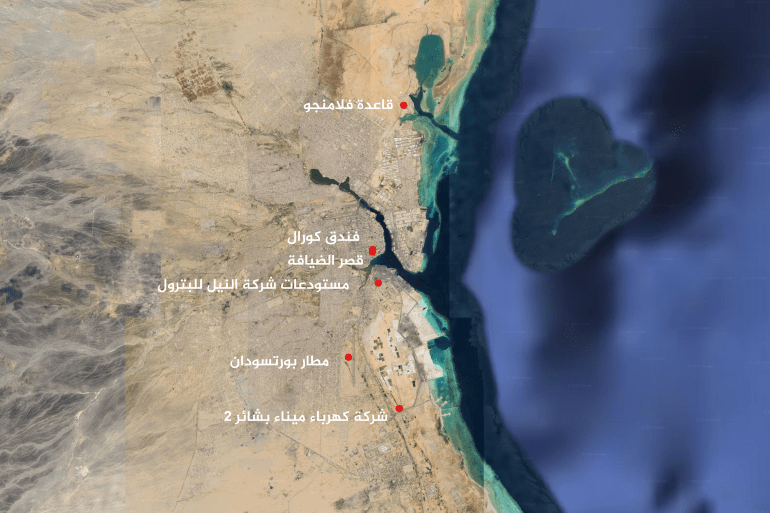 d8aed8b1d98ad8b7d8a9-d8a7d984d8a7d8b3d8aad987d8afd8a7d981d8a7d8aa-1746540072 ****داخلية**** خريطة الاستهدافات في بورتسودان المصدر: غوغل إيرث