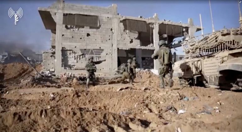 reuters_682a3732-1747597106 Footage released by the Israeli Army says to show military operations in a location given as northern Gaza, in this screen grab taken from an undated handout video, released May 17, 2025. Israeli Army/Handout via REUTERS THIS IMAGE HAS BEEN SUPPLIED BY A THIRD PARTY