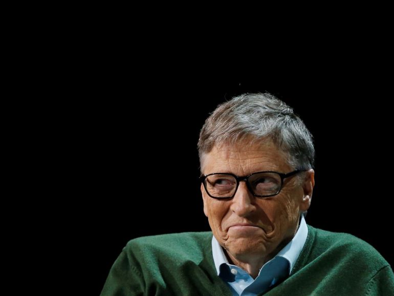 256e59d7-4b5b-4c20-9f06-6495bbf16e09 Bill Gates is seen before speaking with Warren Buffett (not pictured), chairman and CEO of Berkshire Hathaway, at Columbia University in New York, U.S., January 27, 2017. REUTERS/Shannon Stapleton TPX IMAGES OF THE DAY