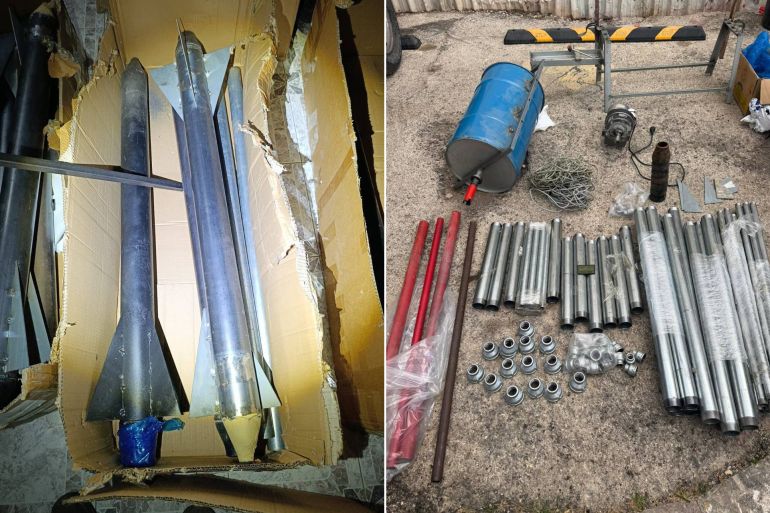 تم اعتقال ثلاثة مسلحين الليلة الماضية في قرية نعمة في منطقة رام الله، حيث تم العثور على مخرطة لتصنيع الصواريخ، وعشرات الصواريخ الجاهزة للإطلاق، وعبوات ناسفة ومتفجرات، وتم تدميرها جميعا على الفور صفحة fekanewss تيلجرام