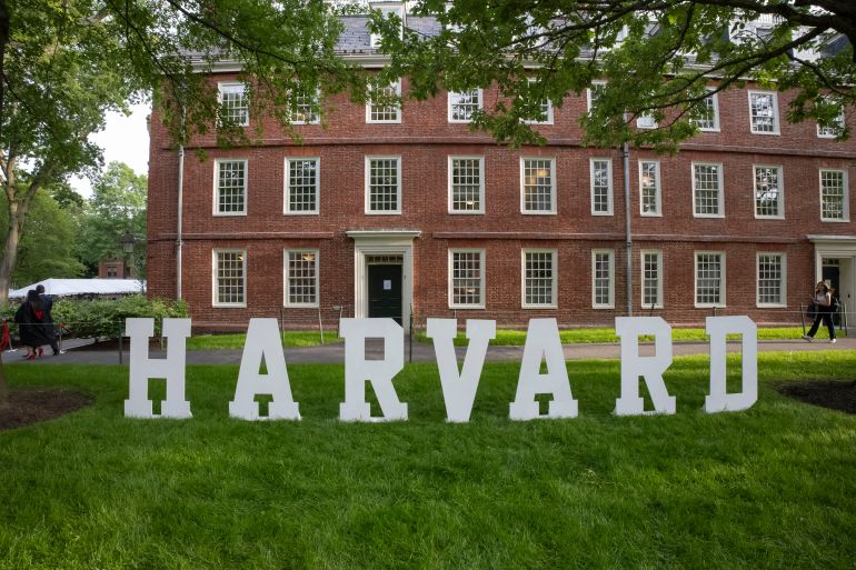 afp_686e8f9f0fca-1752076191 (FILES) A Harvard sign is seen at the Harvard University campus in Cambridge, Massachusetts, on May 27, 2025.