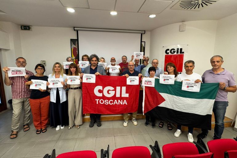 avgms-1758190594 الاتحاد العام الإيطالي للعمل (CGIL) ضمن الداعين للإضراب العام المصدر : CGIL Toscana @cgiltoscana