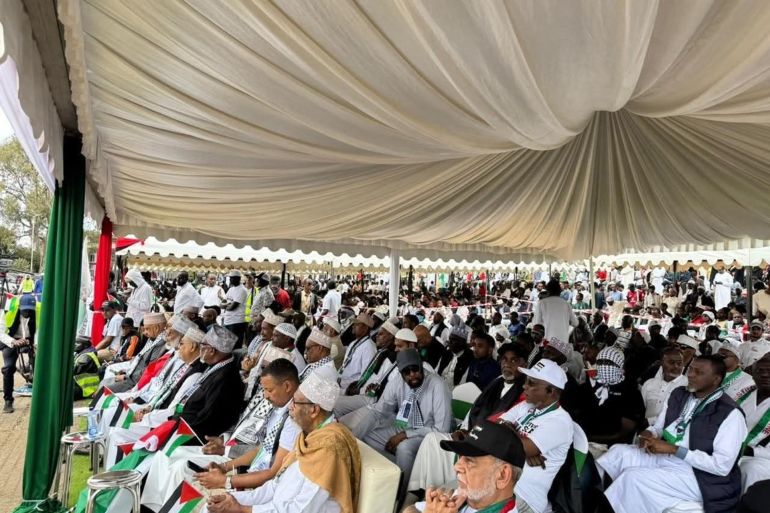 مظاهرة في نيروبي تأييدا لغزة