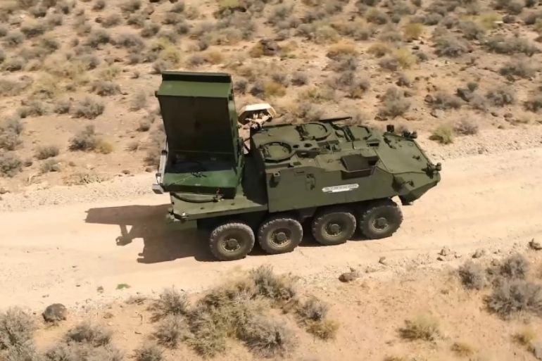 d8b4d8b3d98ad8b4d8b3d98ad8b4d8b33-1759057824 The Leonidas microwave weapon on an armored vehicleEpirus