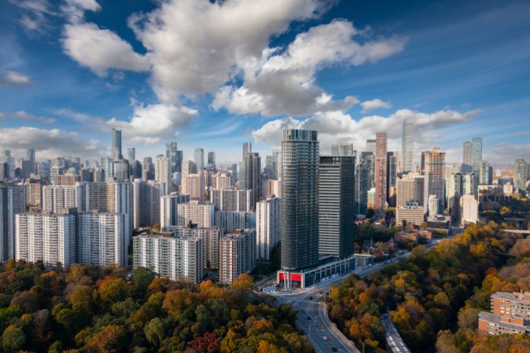 shutterstock_2113405307-1759245669 Down Town Toronto Skyline Just before the city