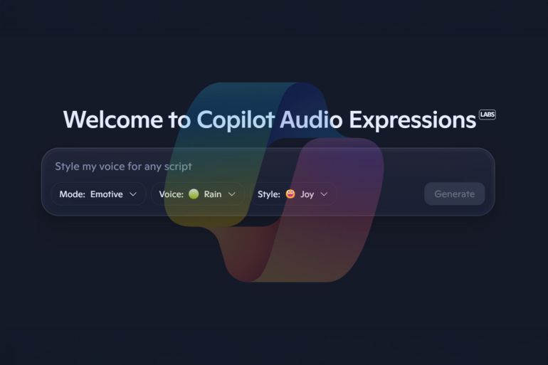 واجهة Copilot Audio Expression windowslatest.com