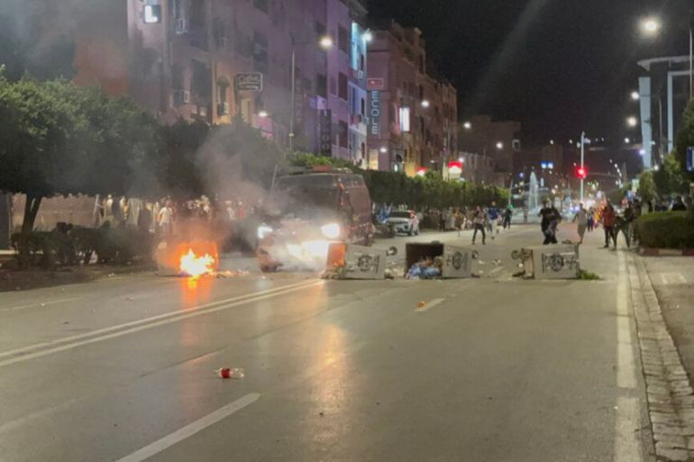 img_3121-1024x576-1759331422 المغرب / الرباط/ سناء القويطي/ مخلفات أعمال الشغب في مدينة وجدة/ مصدر الصور: موقع اليوم24