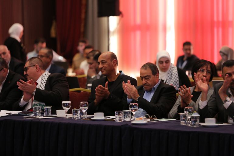 _إحدى جلسات ملتقى الحوار الوطني الفلسطيني الثالث المنعقد بإسطنبول (إعلام المؤتمر الشعبي)