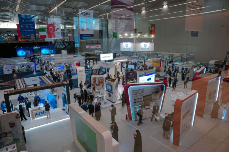 صورة أرشيفية للنسخة الأولى من المعرض والمؤتمر العام الماضي- الجزيرة.