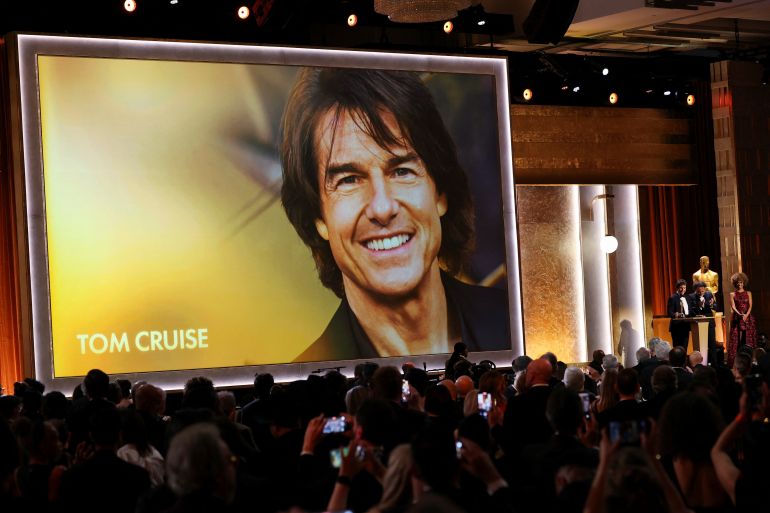77654-1763379910 Tom Cruise receives an honorary Oscar during the Academy of Motion Picture Arts and Sciences 16th Governors Awards in Los Angeles, California, U.S., November 16, 2025. REUTERS/Mario Anzuoni