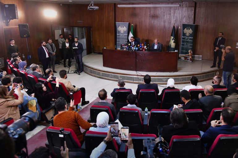 المؤتمر الصحفي للجنة التحقيق في أحداث السويداء وكالة الأنباء السورية