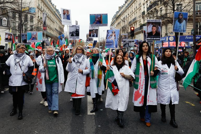 epa_692b70fb335d-1764454651 epa12557837 Demonstrators participate in a rally in solidarity with the Palestinian people in Paris, France, 29 November 2025. The rally marks the International Day of Solidarity with the Palestinian People, observed around the world. In 1977, the UN General Assembly designated 29 November as the annual International Day of Solidarity with the Palestinian People. EPA/Mohammed Badra