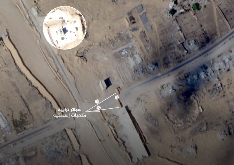 image009-1762067760 حاجز مستحدث في شارع صلاح الدين، على مقربة من نقطة تمركز لقوات الجيش الإسرائيلي، 12 أكتوبر 2025. (بلانت Planet)