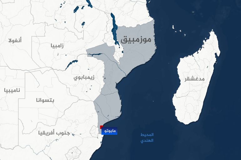 خريطة موزمبيق