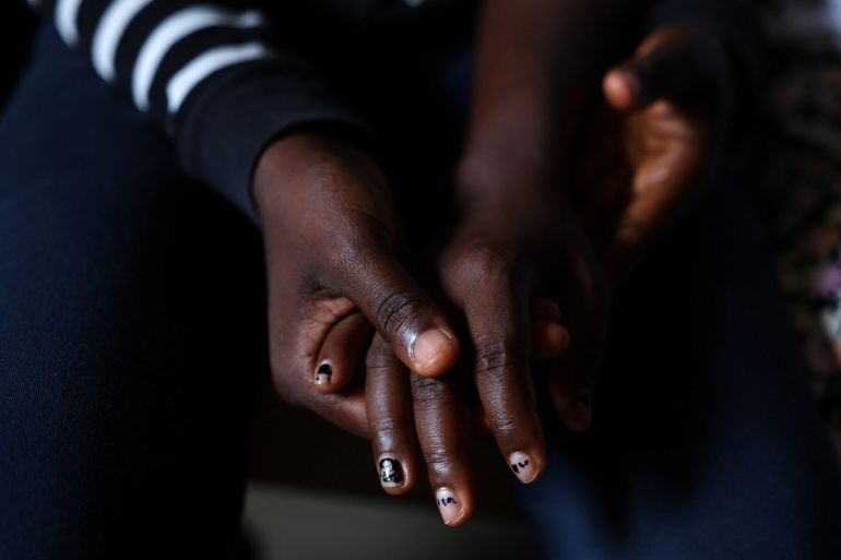nigeria-1763032772 Children affected by witchcraft stigmatisation work on a school assignment at the Child's Rights and Rehabilitation Network (CRARN) home in Eket, Akwa Ibom state, Nigeria, October 16, 2025. REUTERS/Sodiq Adelakun