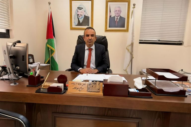 وكيل وزارة السياحة والآثار الفلسطينية صالح طوافشة (الجزيرة نت)