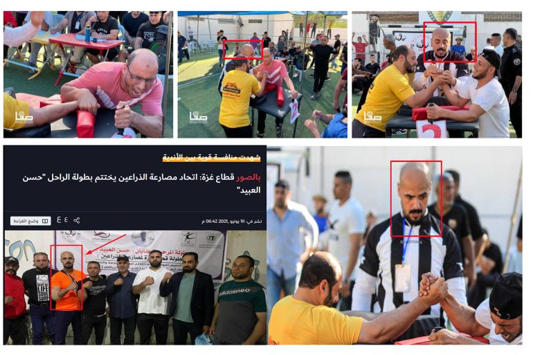 خاص ب تقرير استقصائي بالمصادر المفتوحة| تهجير ناعم لغزة: ما الجهات والمسؤولين عن التهجير الخفي للغزيين وماهي ارتباطاتهم بالاحتلال الإسرائيلي؟ - استطعنا من خلال البحث العكسي العثور على تطابق له. حيث كان معروفًا في الأوساط الرياضية في غزة خاصة في ما يُعرف بـ "مصارعة الذراع".