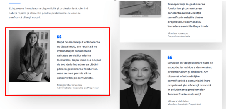 خاص ب تقرير استقصائي بالمصادر المفتوحة| تهجير ناعم لغزة: ما الجهات والمسؤولين عن التهجير الخفي للغزيين وماهي ارتباطاتهم بالاحتلال الإسرائيلي؟ - ماريا رودريغز: أبرز تلك النتائج التي ظهرت معنا هي استخدام الصورة ك زبون Customrs ويتم التعليق بها ك feedback لموقع الشركة بأسماء مختلفة