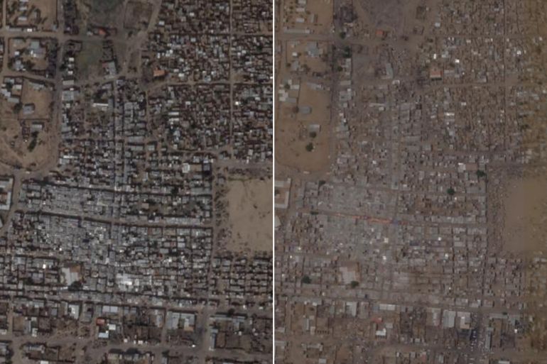 سوق ابو شوك قبل وبعد المصدر: بلانيت