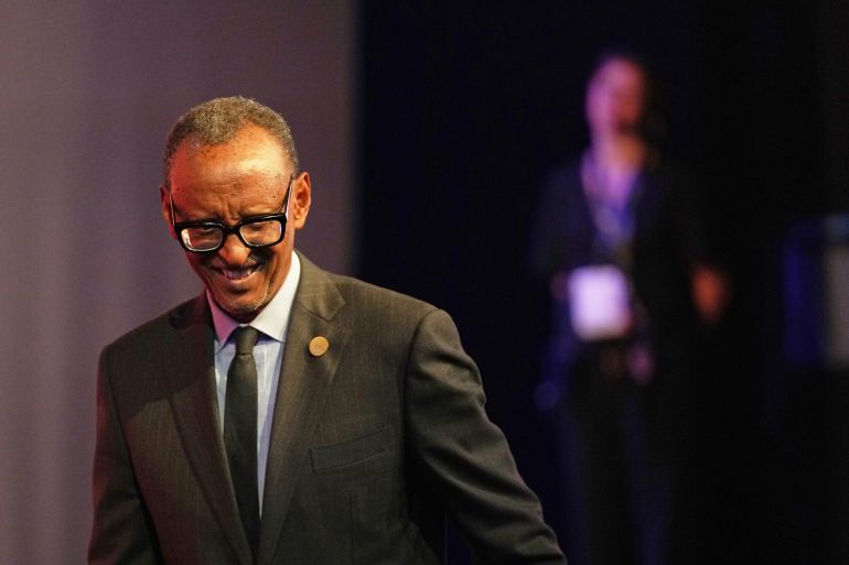 ap_693114f5c6d13-1764824309 Rwanda's President Paul Kagame attends the Global Gateway Forum in Brussels, Thursday, Oct. 9, 2025. (AP Photo/Virginia Mayo)