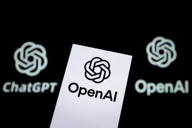 CHONGQING, CHINA - SEPTEMBER 06: In this photo illustration, an OpenAI logo is displayed on a smartphone screen with a ChatGPT logo in the background on September 6, 2025 in Chongqing, China. (Photo illustration by Li Hongbo/VCG via Getty Images)