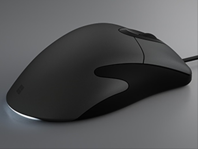 b3ee43ea-9255-4404-9039-35c4486c95b6 الفأرة Classic Intellimouse الجديدة تمتاز بالعمل على الأسطح الزجاجية بفضل تقنية مايكروسوفت Bluetrack. (النشر مجاني لعملاء وكالة الأنباء الألمانية "dpa". لا يجوز استخدام الصورة إلا مع النص المذكور وبشرط الإشارة إلى مصدرها.) عدسة: Microsoft صور: DPA