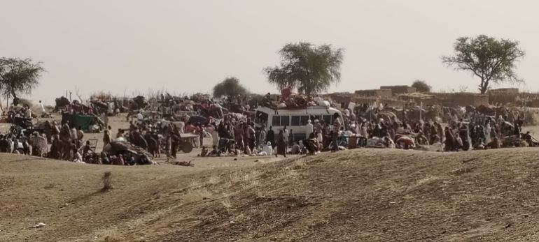 d8b9d8ba7-10-1744694833 فرار أكثر من 187 ألف مدني ونازح من مواقع القتال بالفاشر والمخيمات من حولها في الفترة بين 3 و 14 إبريل الجاري إلى مدينة طَويلة- المصدر:المنسقية العامة لمخيمات النازحين واللاجئين بالسودان