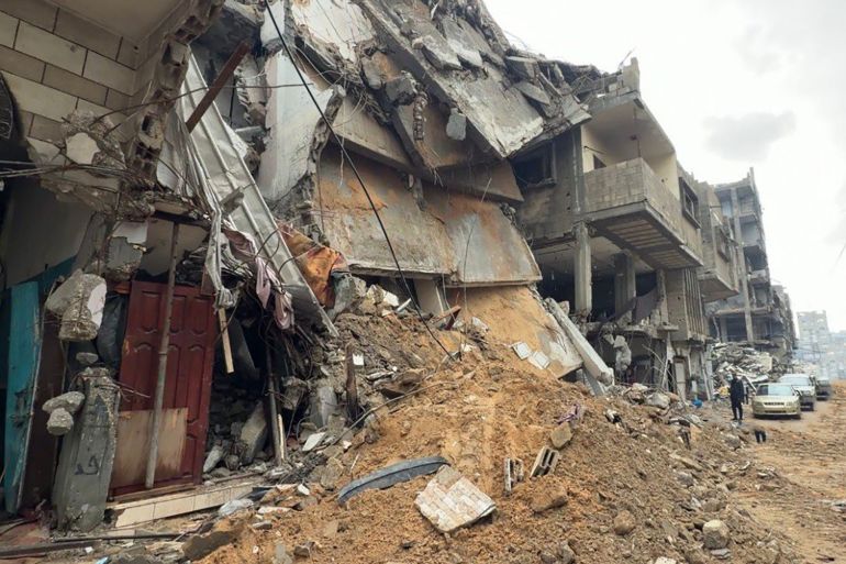 (صور انهيار منازل في مدينة غزة والشمال خلال المنخفض الجوي / المصدر: صحفيون محليون)