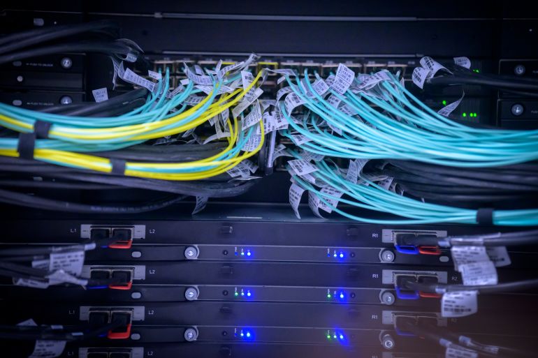 getty_68bbd1449f-1757139268 JULICH, GERMANY - SEPTEMBER 5: A part of the first European exascale-class supercomputer is seen at the launch event for the new JUPITER supercomputer at the Julich Research center (Forschungszentrum Juelich) on September 5, 2025 in Julich, Germany. JUPITER is the first in the new exascale series of supercomputers. It is among the fastest supercomputers in the world, capable of one quintillion calculations per second. (Photo by Sascha Schuermann/Getty Images)