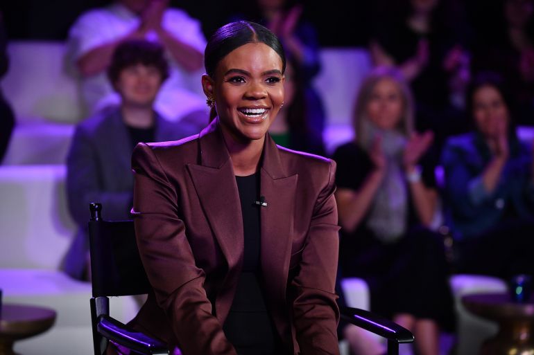 gettyimages-1395252136-1764621050 NASHVILLE, TENNESSEE - MAY 03: Candace Owens is seen on set of "Candace" on May 03, 2022 in Nashville, Tennessee. The show will air on May 03, 2022. (Photo by Jason Davis/Getty Images)