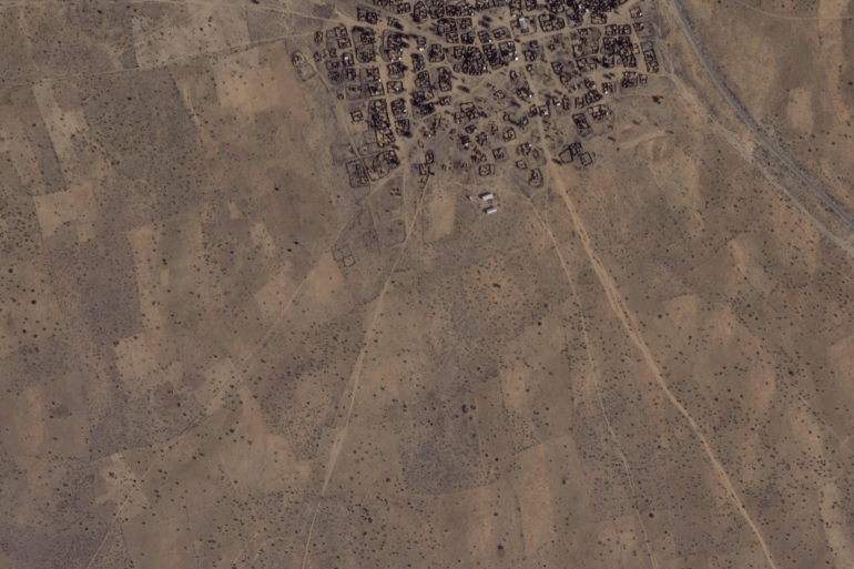 صور مخيم "قرني" - ولاية شمال دارفور غربي السودان في 23 أكتوبر/تشرين الأول. المصدر: Planet Labs PBC