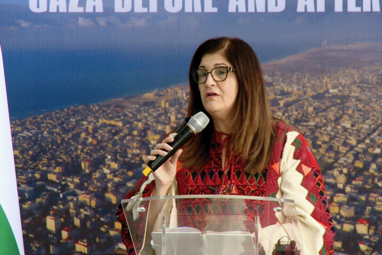 وزيرة خارجية فلسطين فارسين اغابكيان