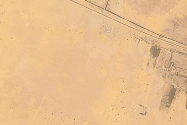 صور من منطقة مخيم العفاض - الولاية الشمالية، في السودان يوم 23 أكتوبر/تشرين الأول. المصدر: Planet Labs PBC