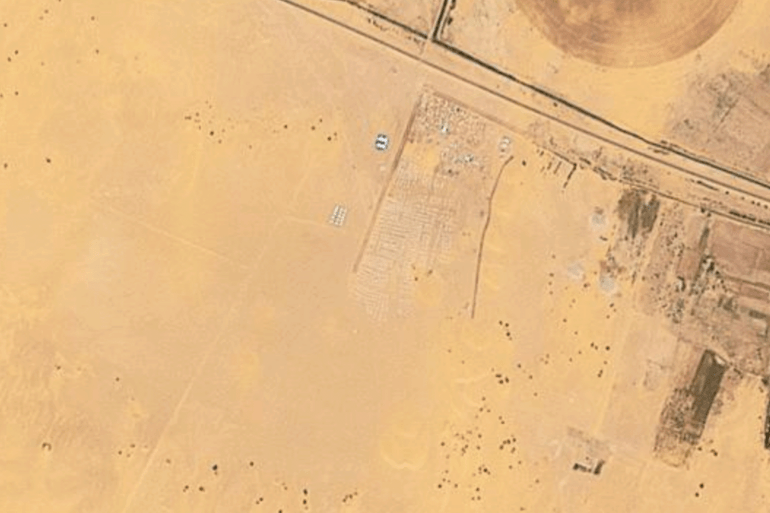 صورة لمخيم العفاض - الولاية الشمالية، في السودان يوم 19 نوفمبر/تشرين الثاني. المصدر: Planet Labs PBC
