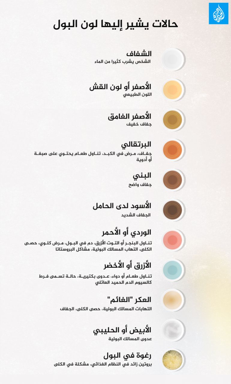 22222-1686322058 حالات يشير إليها لون البول