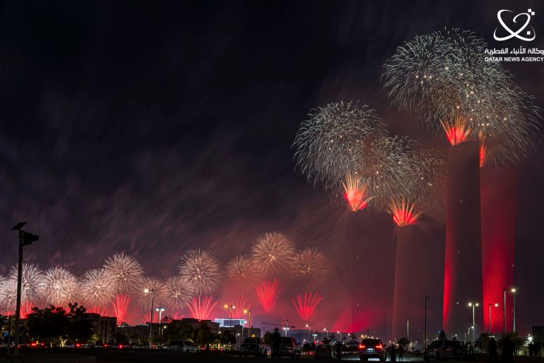 عروض الألعاب النارية تضيء سماء درب #لوسيل