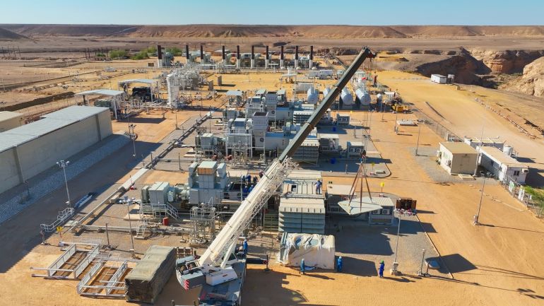 99-1767523067 صور محطة الكهرباء وبترومسيلة (مصدر الصفجة الرسمية للشركة الحكومية)