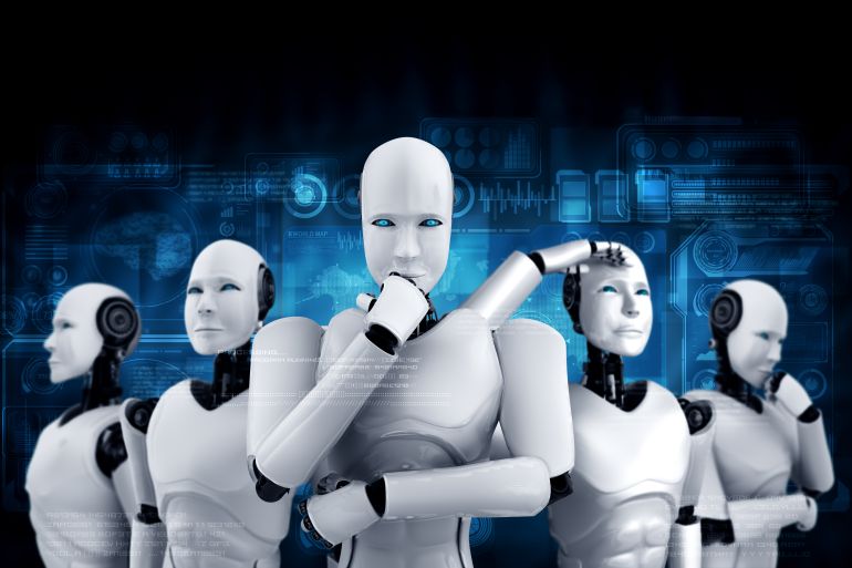 asdascxc-1768730864-1 3D illustration of robot humanoid group in concept of future artificial intelligence and 4th fourth industrial revolution .