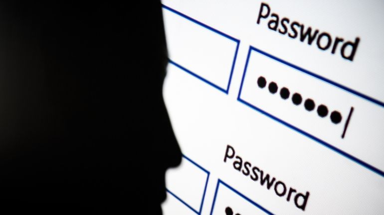 b2752730-fcb3-45d9-80a9-7f3d0e91b045 LONDON, ENGLAND - AUGUST 09: In this photo illustration, A woman is silhouetted against a projection of a password log-in dialog box on August 09, 2017 in London, England. With so many areas of modern life requiring identity verification, online security remains a constant concern, especially following the recent spate of global hacks. (Photo by Leon Neal/Getty Images)