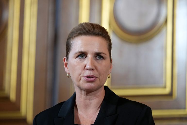 getty_695b81823e-1767604610 LONDON, ENGLAND - OCTOBER 24: Denmark's Prime Minister Mette Frederiksen speaks to the media after a meeting of the so-called "coalition of the willing" on October 24, 2025 in London, England. The Ukrainian president was to meet with the British prime minister and other European leaders as part of his campaign to obtain long-range missiles and security guarantees for Kyiv. (Photo by Kirsty Wigglesworth - WPA Pool/Getty Images)