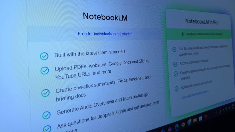 notebooklm - تقنية