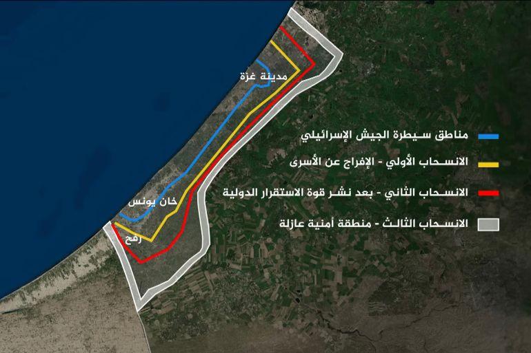 sdf-1760971166 خريطة غزة - الخط الأصفر